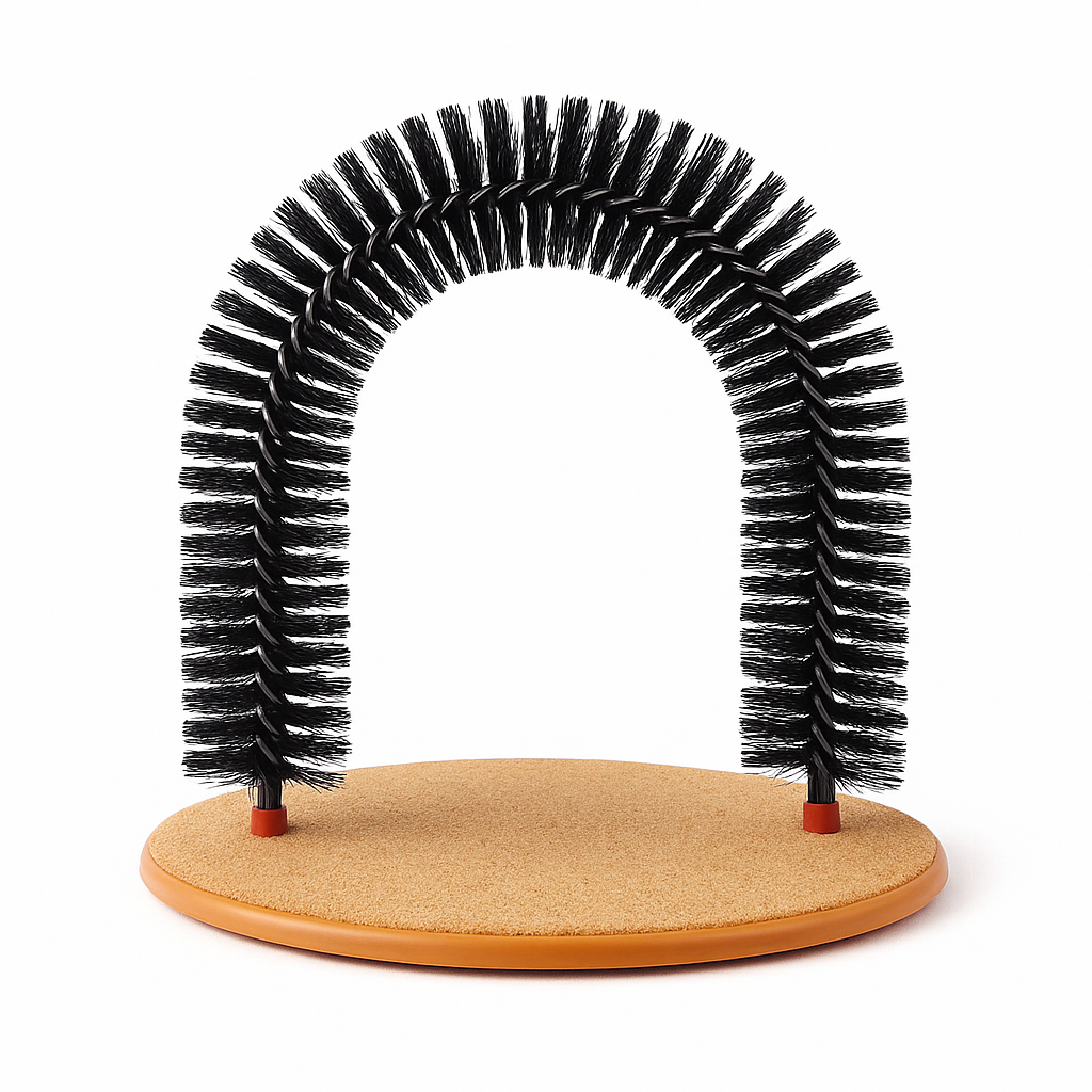 Cat Self-Grooming Massage Tunnel - Shedding Brush & Toy for Cats