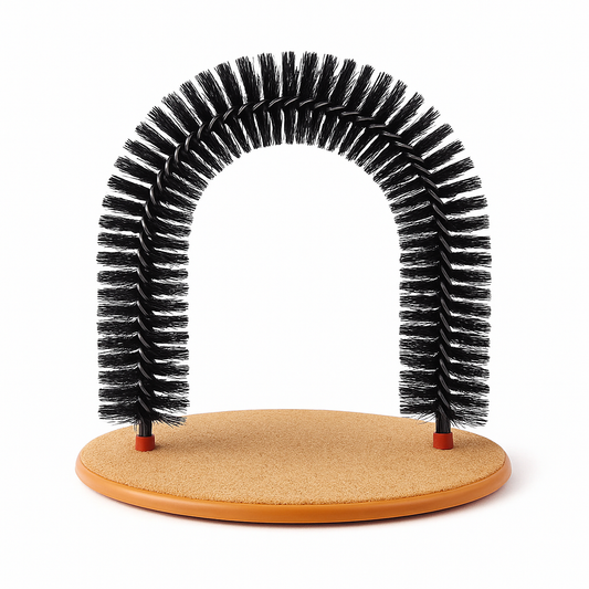Cat Self-Grooming Massage Tunnel - Shedding Brush & Toy for Cats