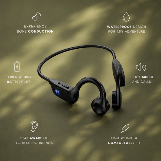 Bone Conduction Earphones - Bluetooth