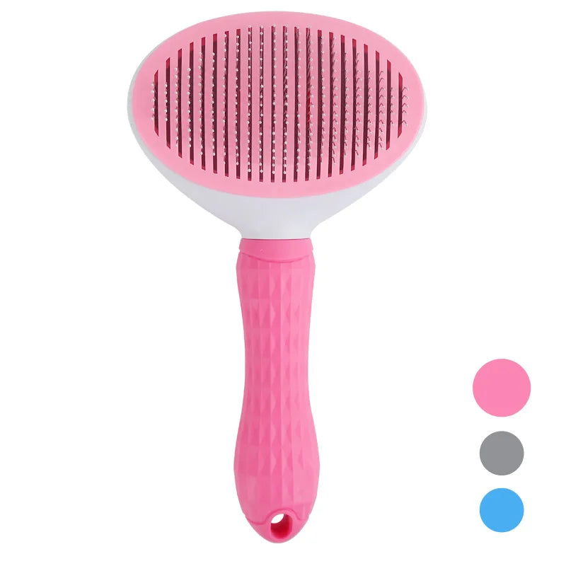 Self-Cleaning Pet Grooming Brush for Dogs & Cats - Phetora