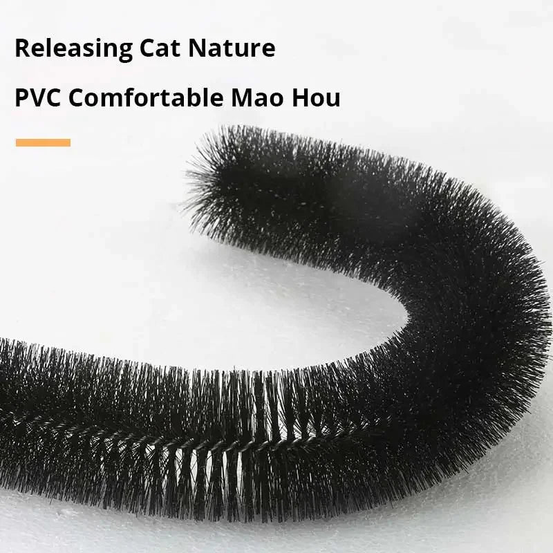 Cat Self-Grooming Massage Tunnel - Shedding Brush & Toy for Cats