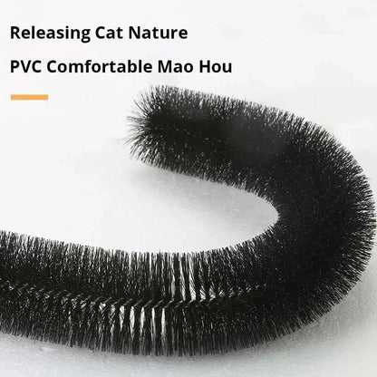 Cat Self-Grooming Massage Tunnel - Shedding Brush & Toy for Cats