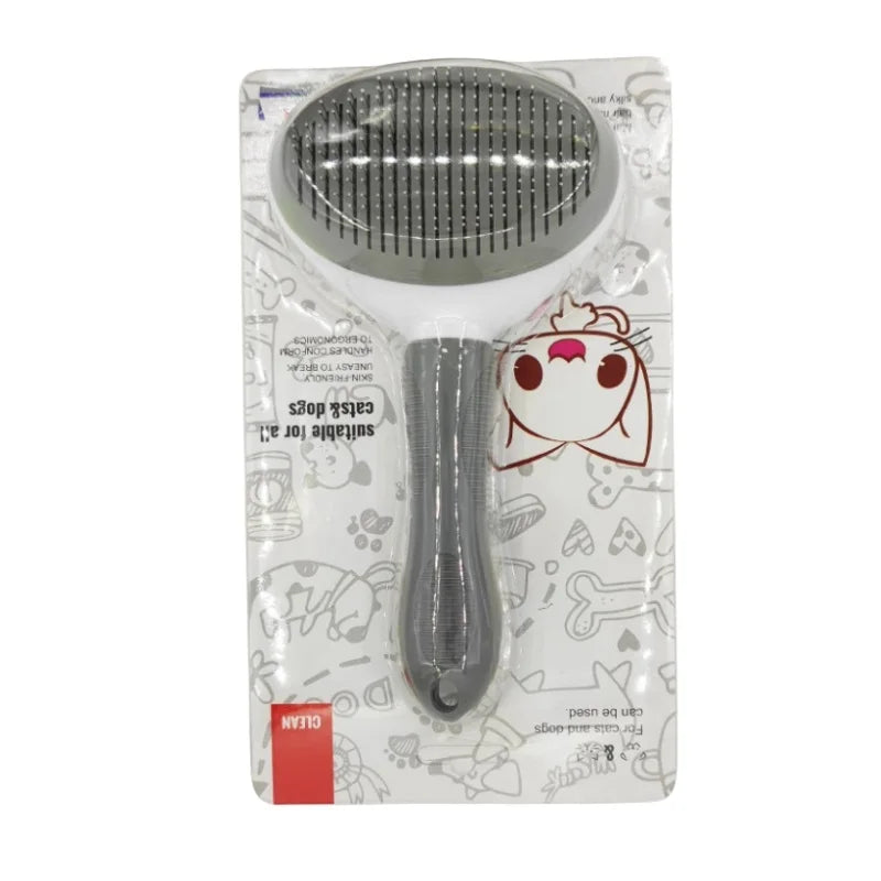 Self-Cleaning Pet Grooming Brush for Dogs & Cats - Phetora