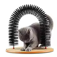 Cat Self-Grooming Massage Tunnel - Shedding Brush & Toy for Cats