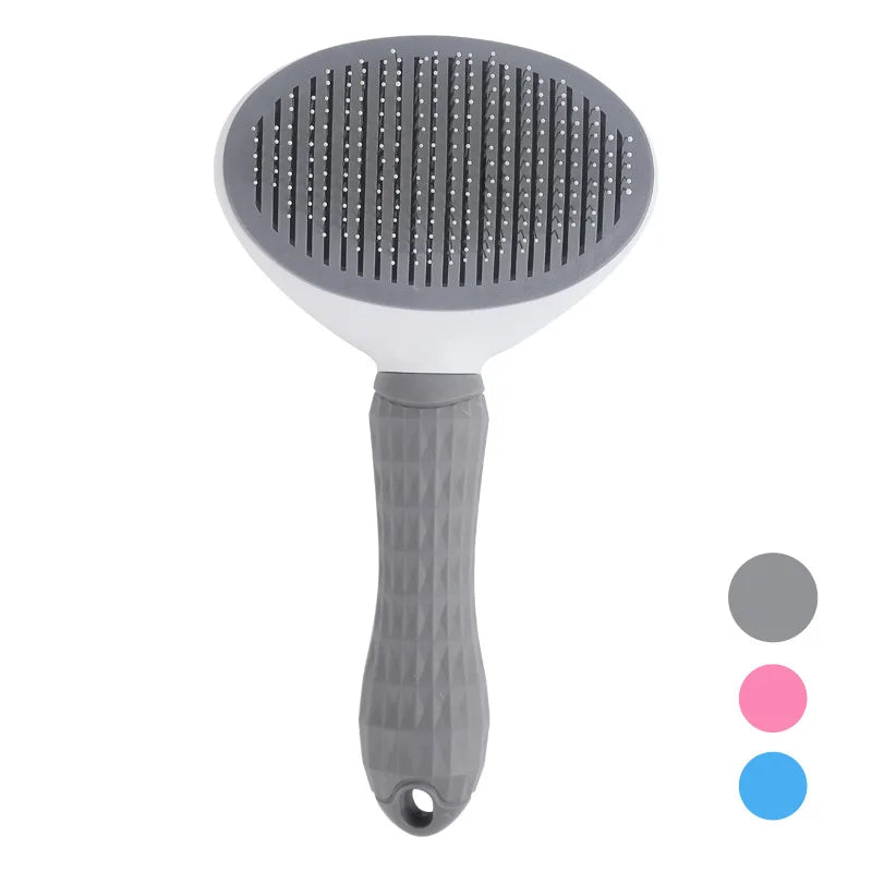 Self-Cleaning Pet Grooming Brush for Dogs & Cats - Phetora