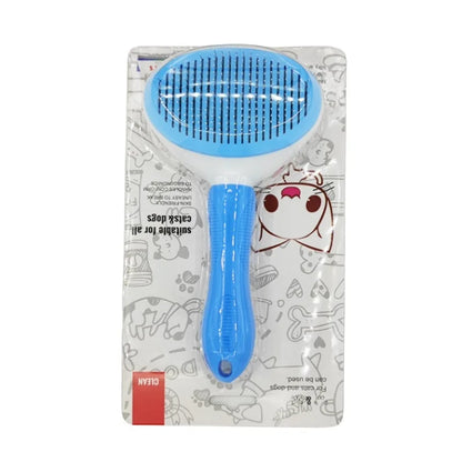 Self-Cleaning Pet Grooming Brush for Dogs & Cats - Phetora