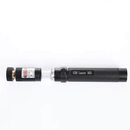 2-in-1 Cat Laser Pointer Keychain with LED Flashlight – USB Rechargable