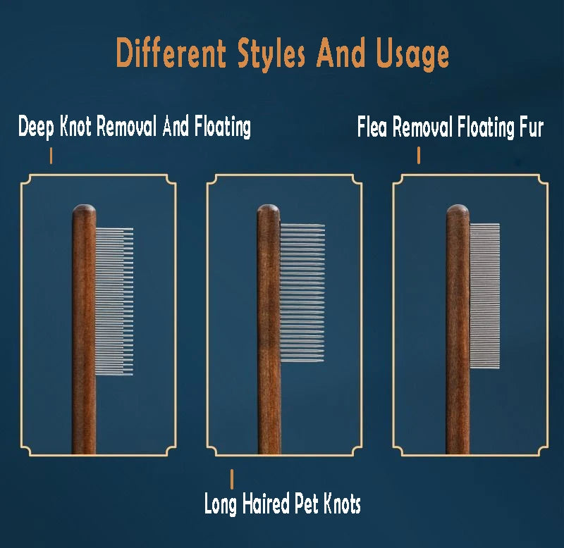 Stainless Steel Pet Hair Remover Comb