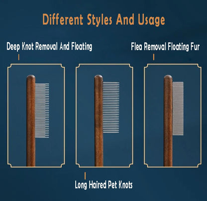 Stainless Steel Pet Hair Remover Comb
